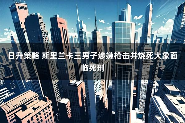 日升策略 斯里兰卡三男子涉嫌枪击并烧死大象面临死刑