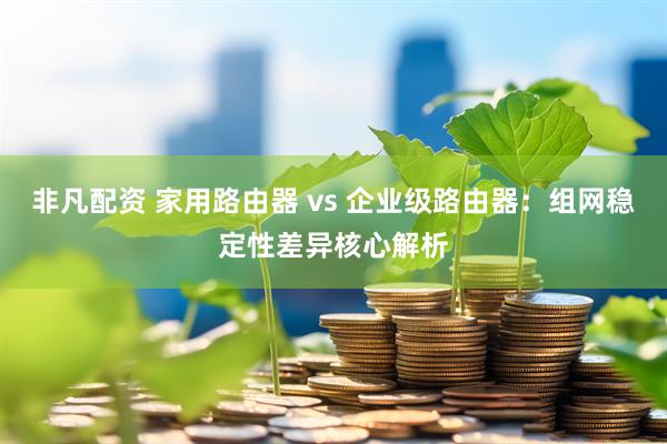 非凡配资 家用路由器 vs 企业级路由器：组网稳定性差异核心解析